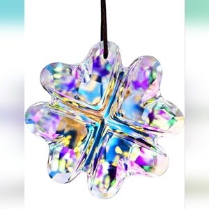 Four Leaf Clover Window Suncatcher Crystal New Boutique Item